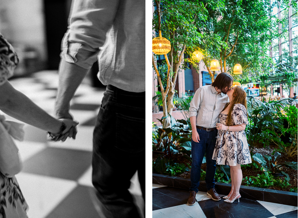 Cocktail Bar Lifestyle Engagement Photoshoot - Hunter and Sarah Photography