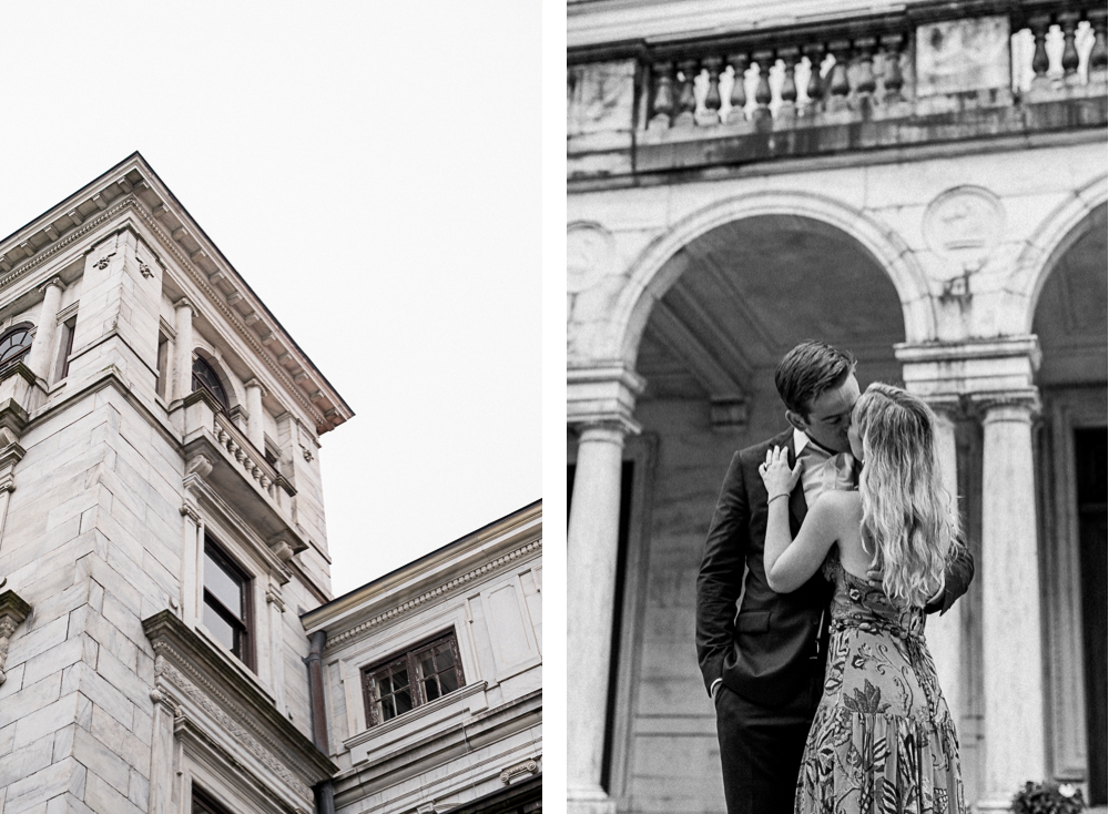 Rainy Engagement Session at Swannanoa Palace and Raven's Roost Overlook - Hunter and Sarah Photography