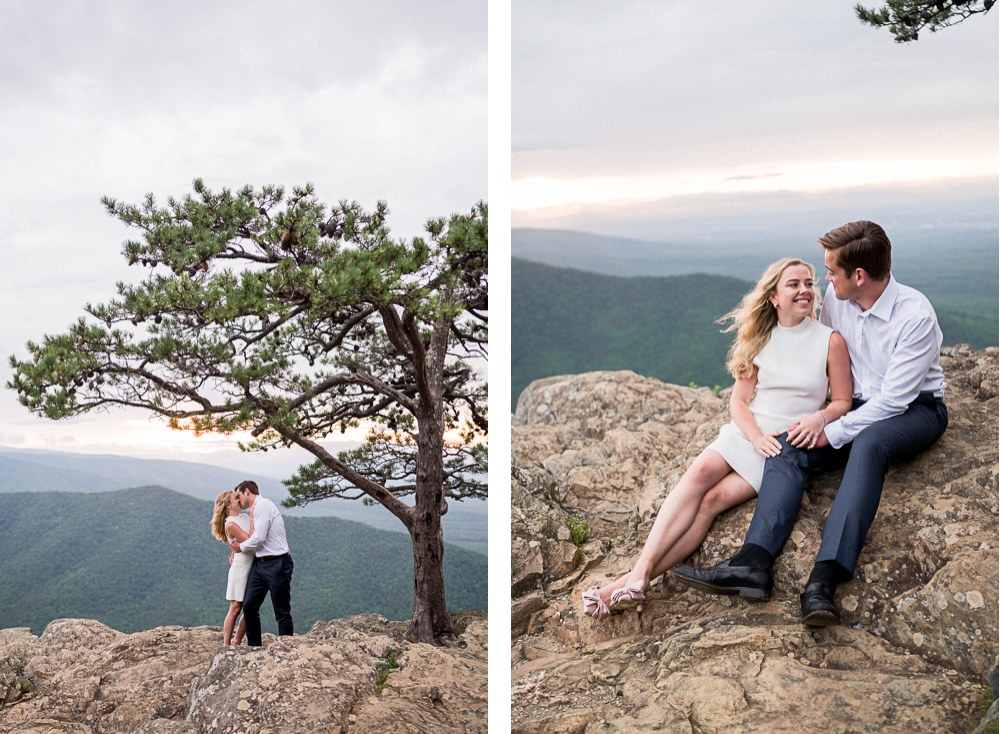 Rainy Engagement Session at Swannanoa Palace and Raven's Roost Overlook - Hunter and Sarah Photography