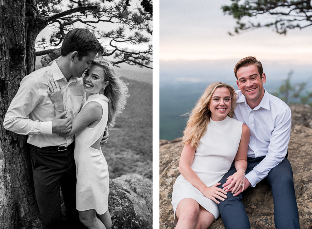Overcast Raven's Roost Engagement Session - Hunter and Sarah Photography