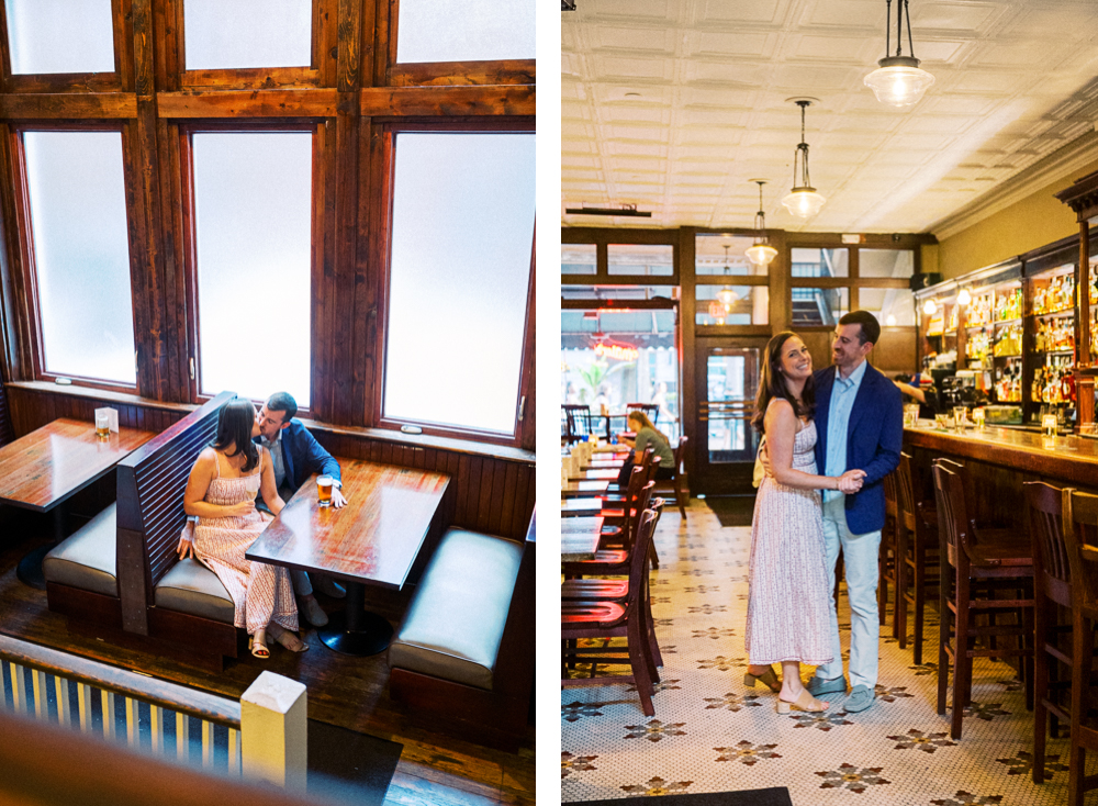 Miller's Downtown Engagement Session - Hunter and Sarah Photography