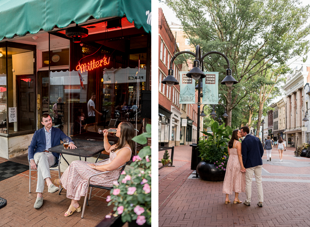 Miller's Downtown Engagement Session - Hunter and Sarah Photography