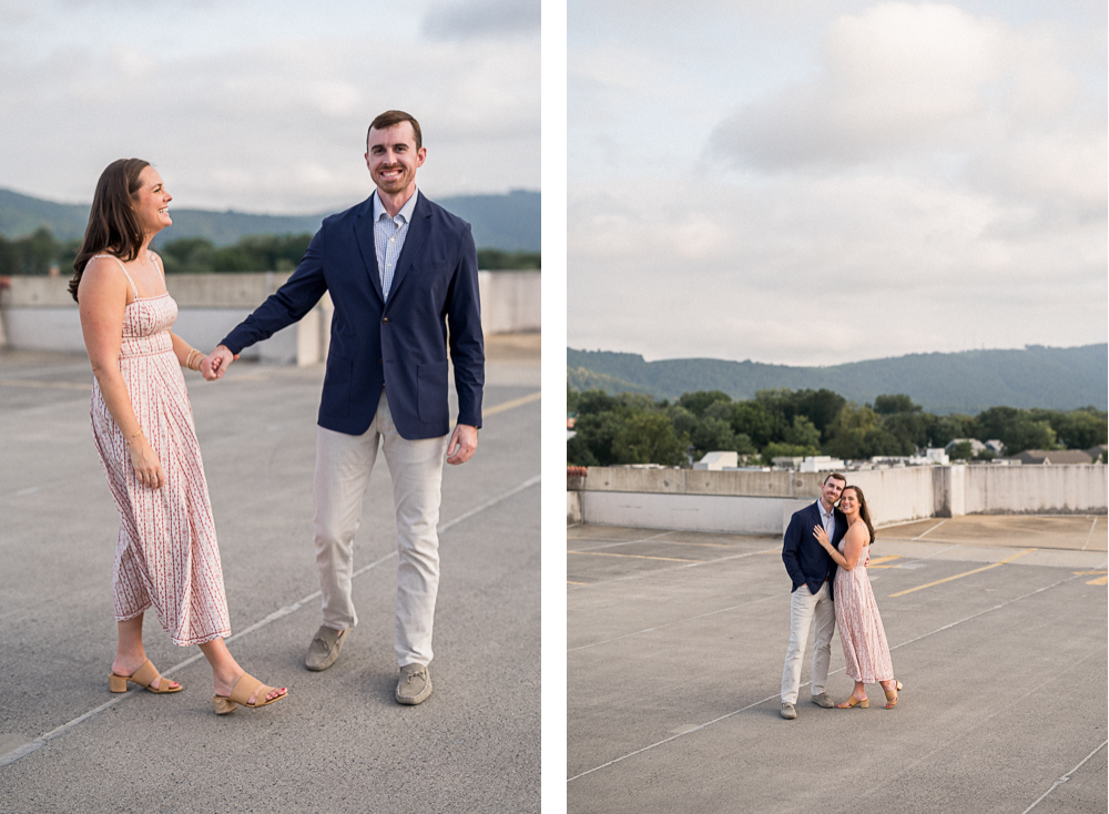Miller's Downtown Engagement Session - Hunter and Sarah Photography