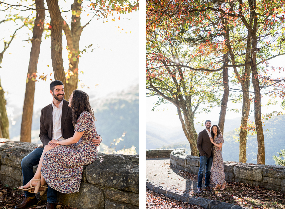 Fall Foliage Engagement Session - Hunter and Sarah Photography