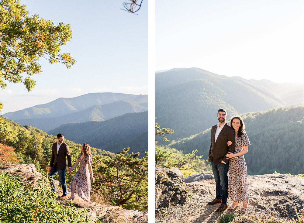 Fall Foliage Engagement Session - Hunter and Sarah Photography