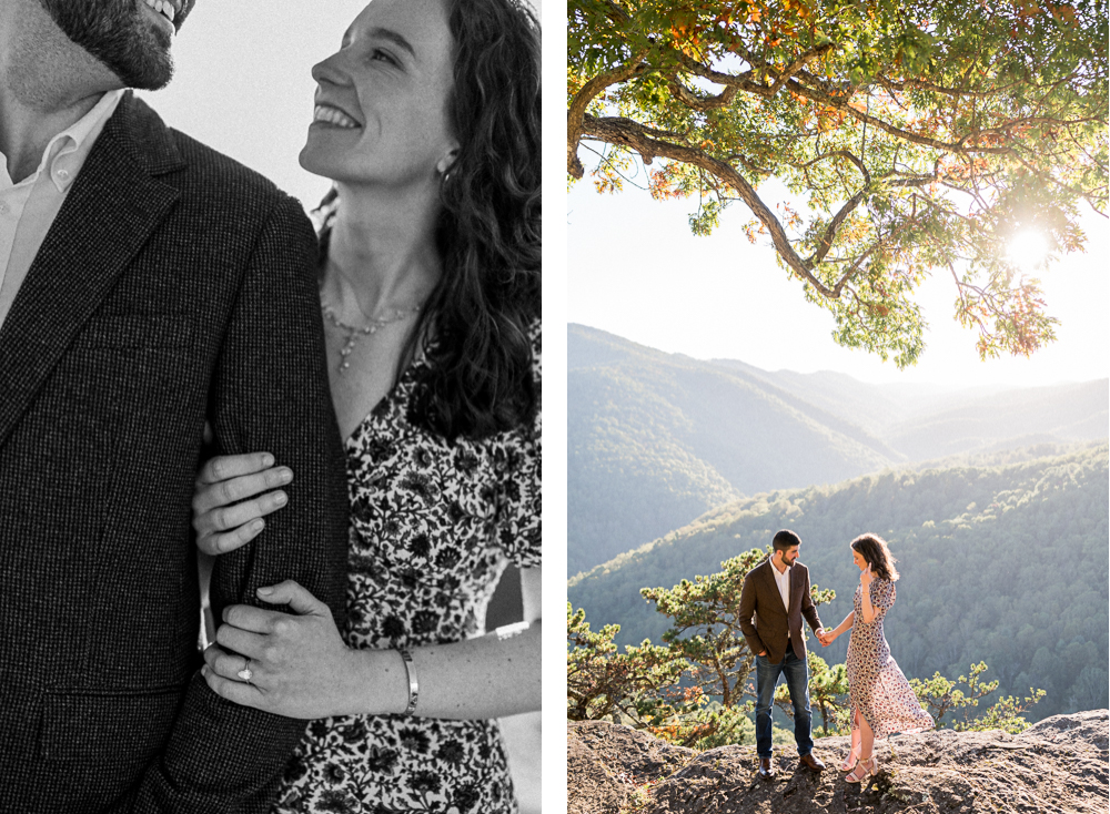 Skyline Drive Engagement Session - Hunter and Sarah Photography