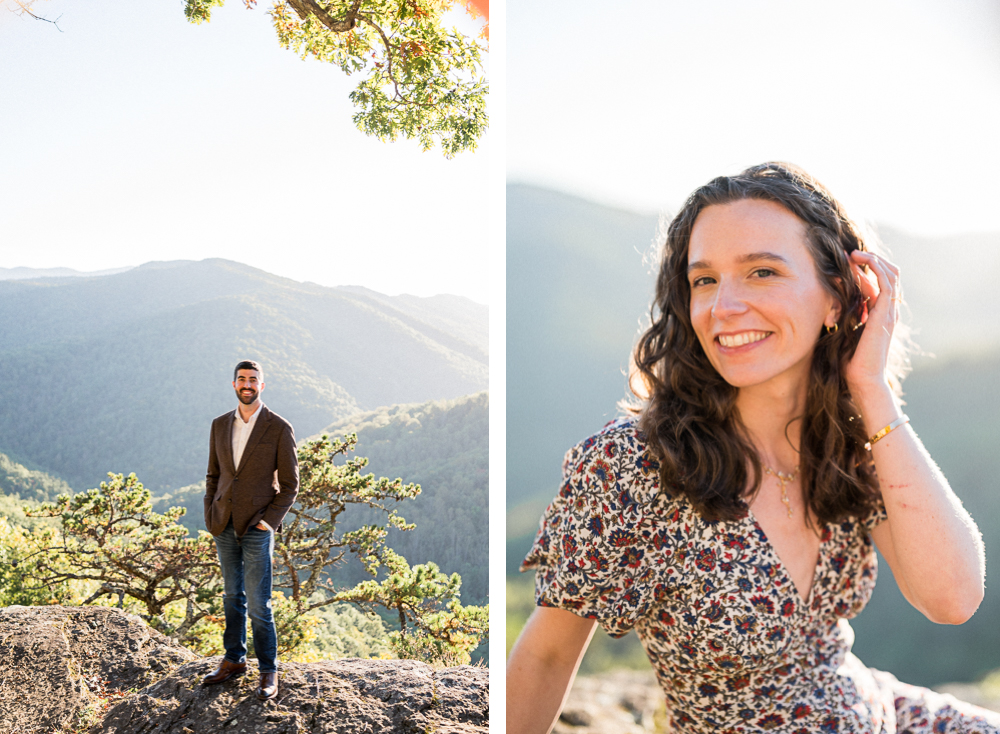 Fall Foliage Engagement Session - Hunter and Sarah Photography