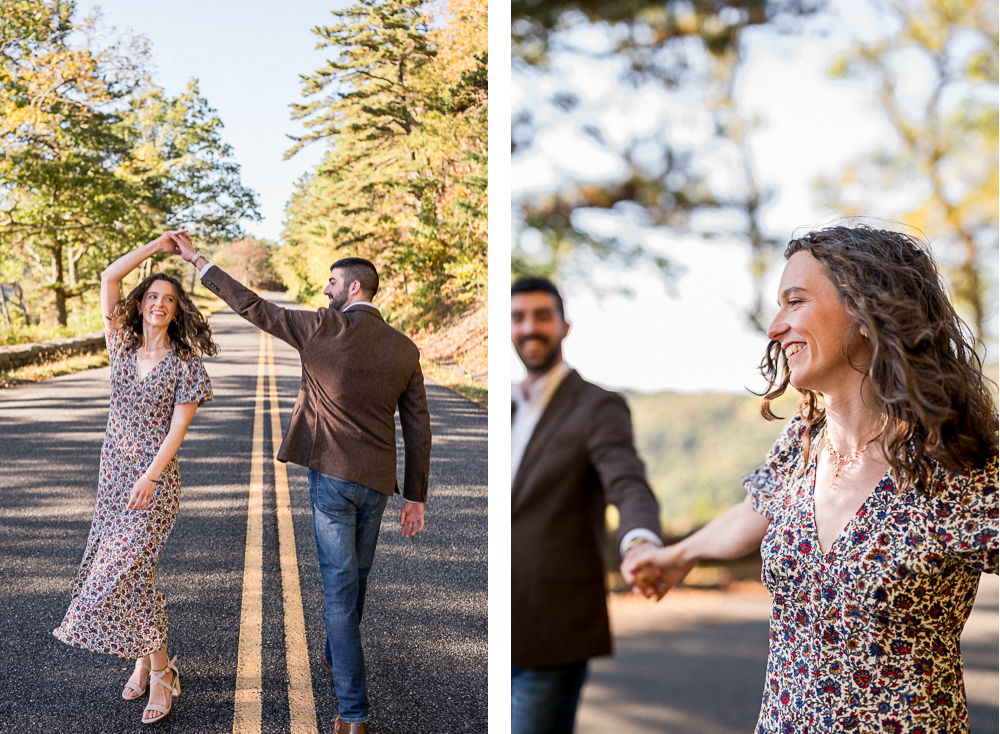 Skyline Drive Engagement Session - Hunter and Sarah Photography