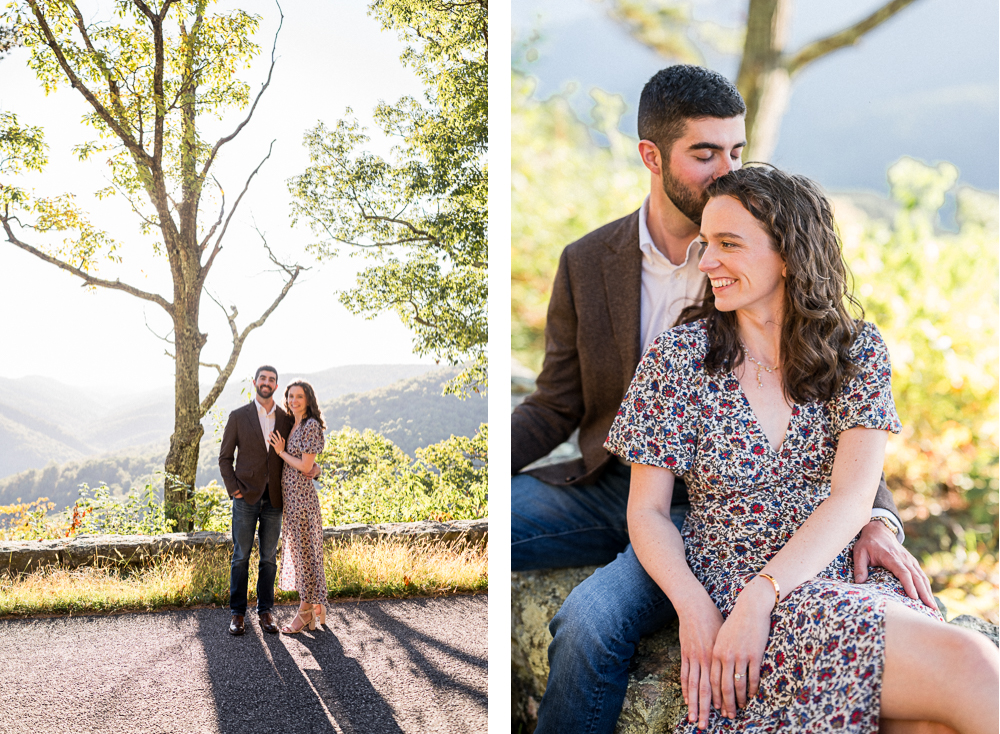 Fall Foliage Engagement Session - Hunter and Sarah Photography