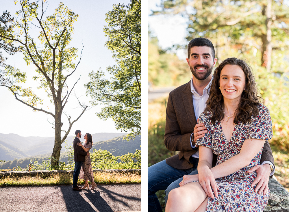 Fall Foliage Engagement Session - Hunter and Sarah Photography