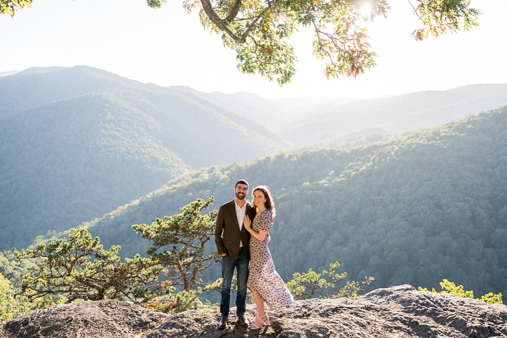 Skyline Drive Engagement Session - Hunter and Sarah Photography