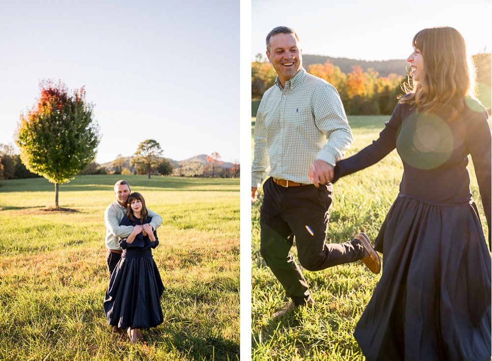 Fall Waterperry Farm Engagement - Hunter and Sarah Photography