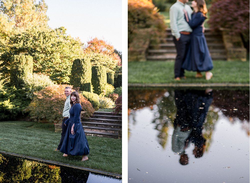 Golden Hour Photoshoot at Waterperry Gardens - Hunter and Sarah Photography