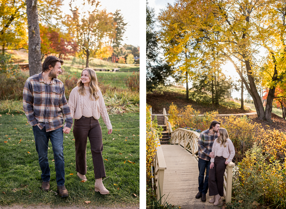 Foliage-Filled Boar's Head Engagement Session - Hunter and Sarah Photography