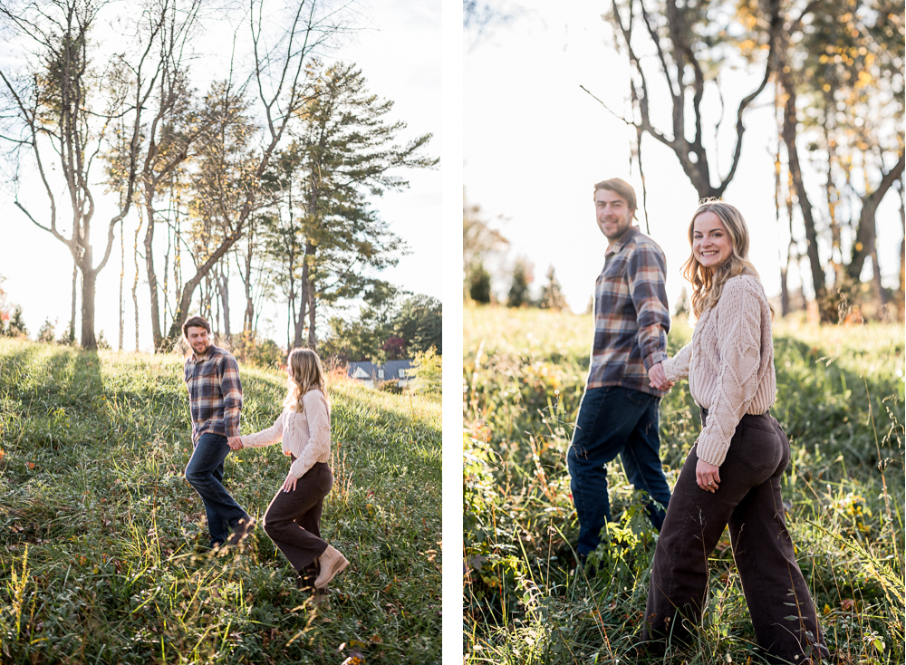 Foliage-Filled Boar's Head Engagement Session - Hunter and Sarah Photography