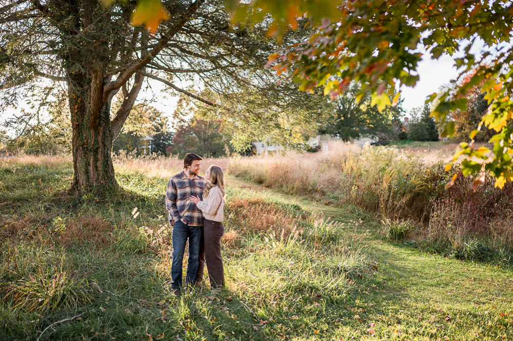 Fall Charlottesville Engagement Session - Hunter and Sarah Photography