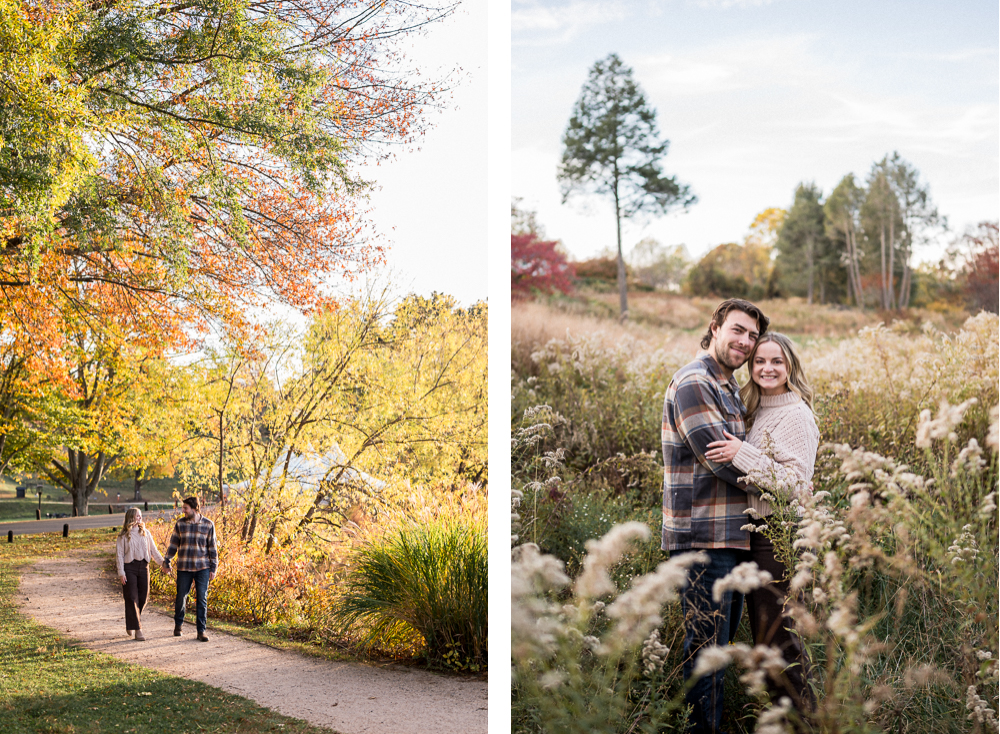 Fall Charlottesville Engagement Session - Hunter and Sarah Photography