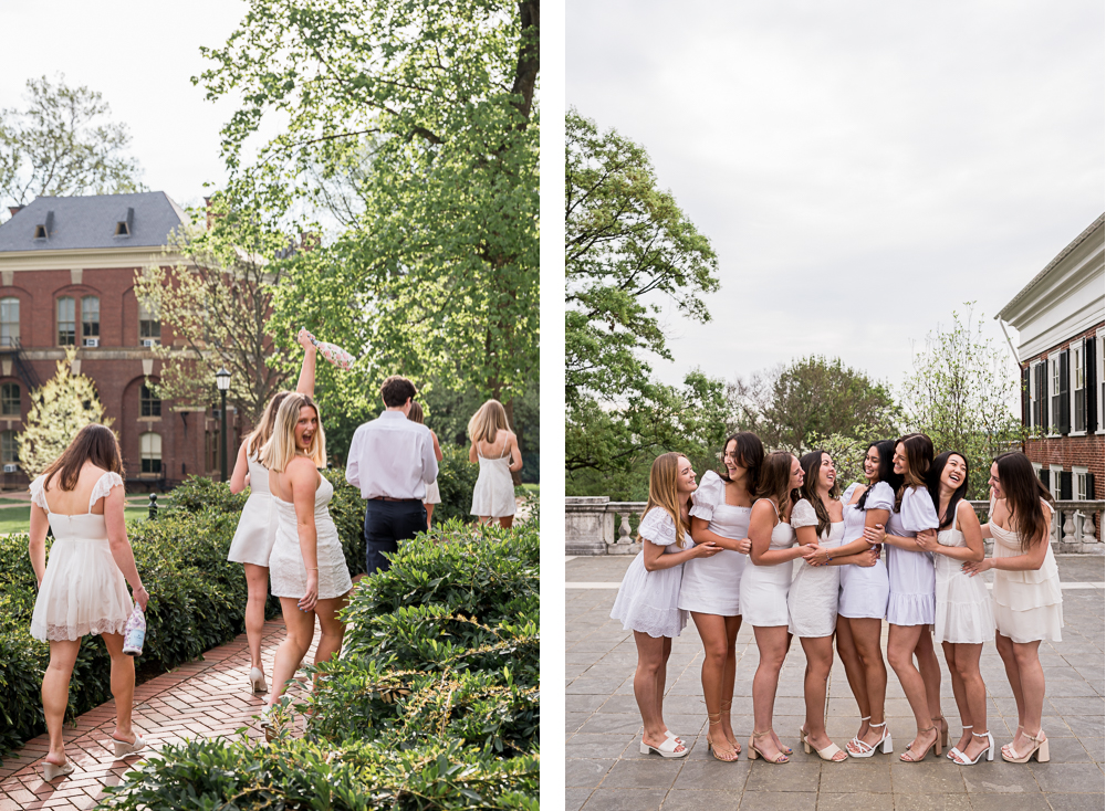 UVa fourth year gradfest week cap and gown - hunter and sarah photography