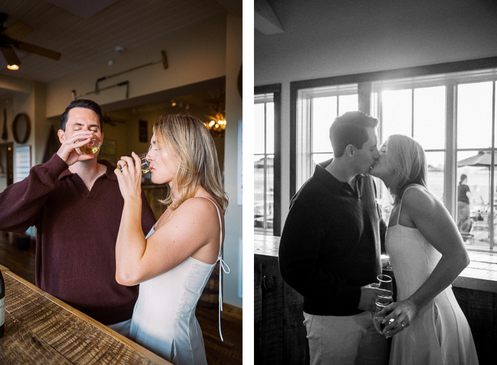 Sunset Engagement Session at King Family Vineyards - Hunter and Sarah Photography