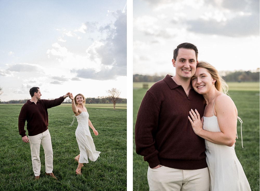 Sunset Engagement Session at King Family Vineyards - Hunter and Sarah Photography