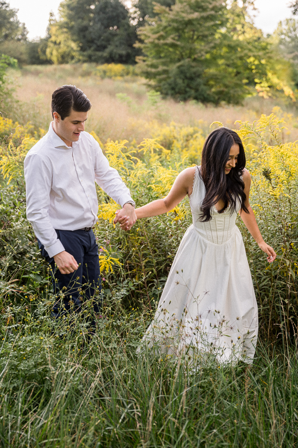 Sunset Engagement Session in Charlottesville, VA - Hunter and Sarah Photography