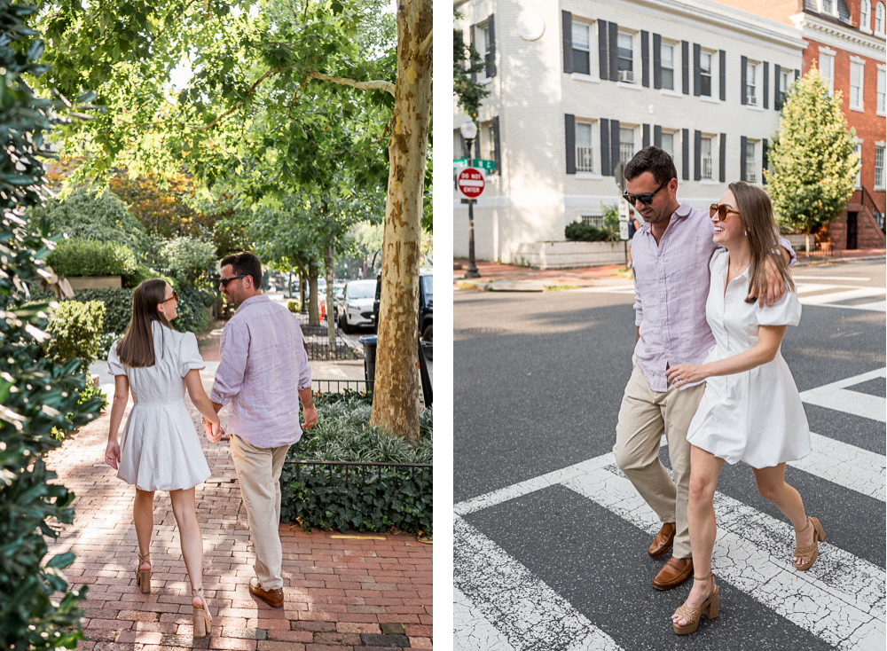 Martin's Tavern Engagement Session - Hunter and Sarah Photography